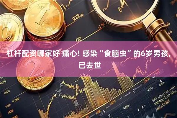 杠杆配资哪家好 痛心! 感染“食脑虫”的6岁男孩, 已去世